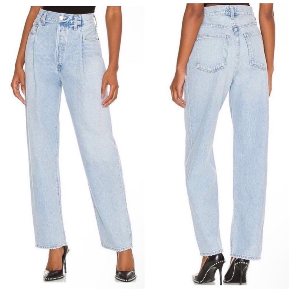 Agolde Light Blue High Rise Women Jeans
